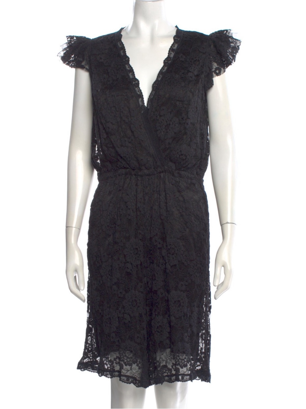Dolce & Gabbana
Lace Pattern Plunge Neckline Romper
Size: M | US8, IT44